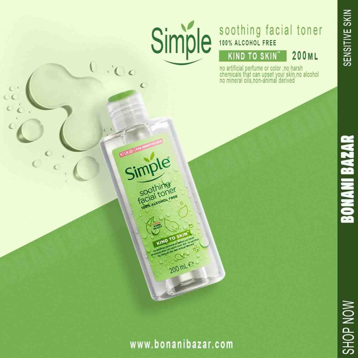 Simple Soothing Facial Toner